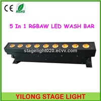 5 in 1 RGBAW 5 color LED wash bar 9PCS LED high power par