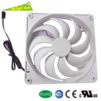 dc axial cooling fan 14025 Case fan white blades