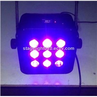 2015 NEW!!9X15W RGBAW UV color change LED light 6 IN 1 PAR CAN