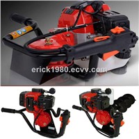 52cc gasoline worm gearcase earth auger ground drill