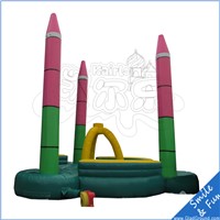 high quality inflatable bungee jumping trampoline , children bungee jumping equipment
