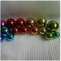 mirror polished plated stainless steel spheres