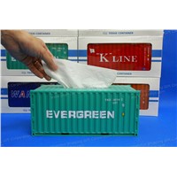 Shipping Forwarding Gift|Tissue Container|Unique Business Souvenir|Container Model|EVERGREEN