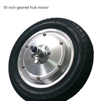 10 inch brushless geared electric hub motor