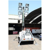 Mobile lighting tower AC Three Phase Soundproof Diesel Generator Set