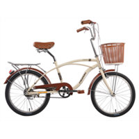20&amp;quot; mini beach cruiser bicycle with basket and carrier
