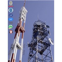 GSM telecommunication antenna galvanized microwave tower for antennas