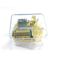 Acrylic Clear Music Box with 18 Note Classic Movement (YB8/C-02)