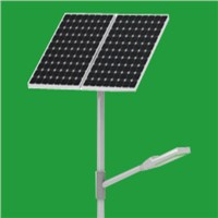 Solar street lighting pole