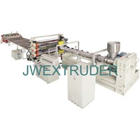 PE, PP, PS, ABS, PMMA sheet production line