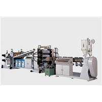 The PE, PP, PS, ABS, PMMA, PET sheet production line