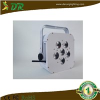 6x18w RGBWA+UV 6in1 DMX wireless battery powered led uplight battery 10 hours in full color