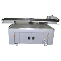 China UV digital flatbed printer for metal and acrylic label signs printing