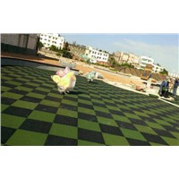 EPDM or SBR rubber tiles,square rubber tile