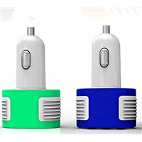 Wireless Three USB Socket Mobile Phone Car Charger
