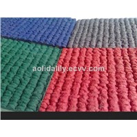 Durable athletic prefabricated rubber track