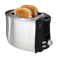 2 Slice Stainless Steel Toaster