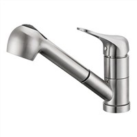 Kitchen Sink Faucet with 10-1/8&amp;quot; Pullout Spray Spout