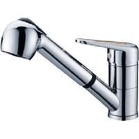 factory price Sanitary ware brass pull out spray kitchen faucet