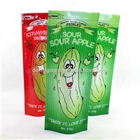 Customized Printing Stand Up Plastic Potato Chips Packaging Bag With Zip Lock