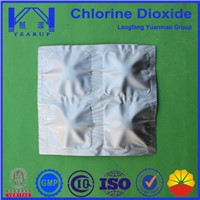 1g/tablet Disinfection Chlorine Dioxide Tablets for Industry Wastewater  Treatment