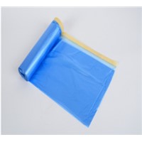 110cm*25m Plastic masking film roll adhesive edge tape-drop sheet