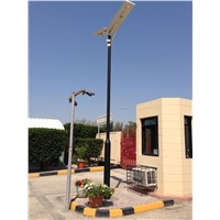 outdoor solar street light wiht motiong sensor integrated all in one solar led street light