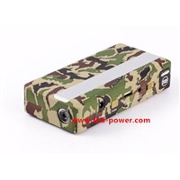 K3 14000mAh multi-function Jump starter Automobile car booster portable Laptop/Mobile Army green