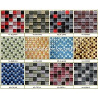 Mixed crystal glass mosaic for swimming pool/Swimming pool tiles
