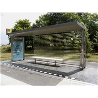 Bus shelter with Stainless steel (HS-BS-013)