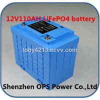 12V110ah LiFePO4 Battery for UPS Solor System Golf Carte- Wheelchair; E-Motor