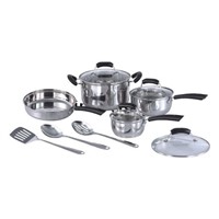 SPT - 11-Piece Cookware Set - Stainless-Steel