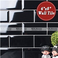 In stock 4&quot;x8&quot; multi-coloured beveled edge wall tile