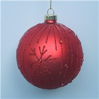 Beautiful Handmade Glass Ball for Christmas Day Decorative China Glass Globe Supplier