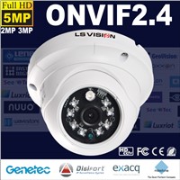 2MP Fixed Lens IR Vandalproof Dome CCTV Camera with POE
