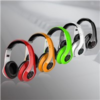 2015 best wireless BT headphone without wire for mobile phone super good stereo sound for calling