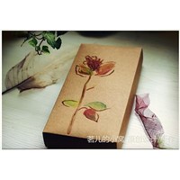 Handmade Kraft Paper box Wedding Gift Packing Boxes