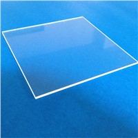 Crystal Quartz flat square glass plates