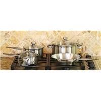 COOK PRO 7 PC 18/10 Stainless Steel Cookware Set
