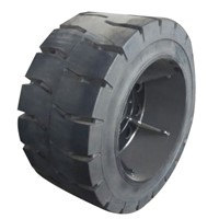 New solid tire big size 850X240-20,850X240-24,TOPOWER brand top quality 3 compound rubber solid tyre
