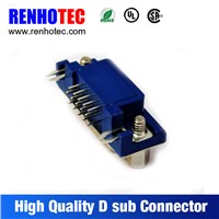 high quality solder type 9 pin adapter d-sub connector