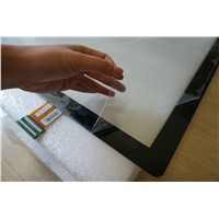 Large format projected capacitive touch screen