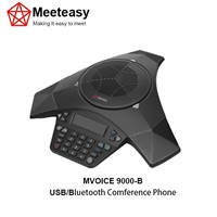 Meeteasy MVOICE 9000-B Conference corded phone with usb and bluetooth for softphones