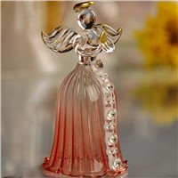 Beautiful Glass Angel Bell Home Decoration Fashion Friend Gift Glass Angel Christmas Angel Bell