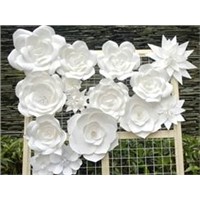Customized handcraft Recycle decorative paper flower