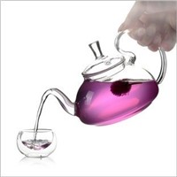 Creative Glass Teapot Beautiful Friend Gift Glass Tea and Coffee Tools Coffic Friend