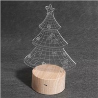 3D Optical Illusion Lamp Christmas Tree