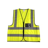 High visibility emergency safety vest