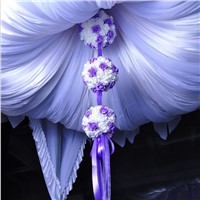 3PCS PE Artificial Flower Ball for Wedding Decoration
