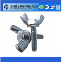 Grade 4.8 to 8.8 carbon steel wing bolt with nut